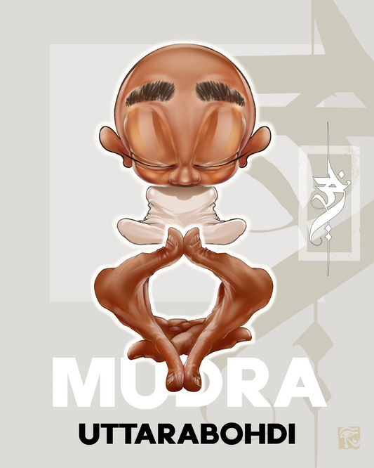 Work 07 – Uttarabodhi | Volume II (16 × 20 Framed Illustration) – Glyphworks